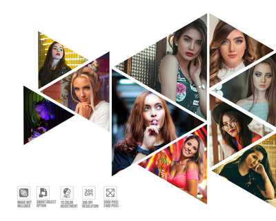 The Photo Collage Frames Bundle - Artixty