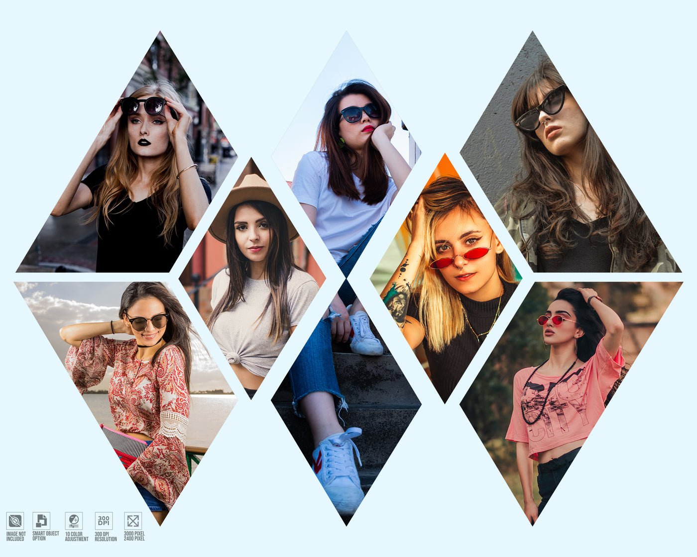 The Photo Collage Frames Bundle - Artixty
