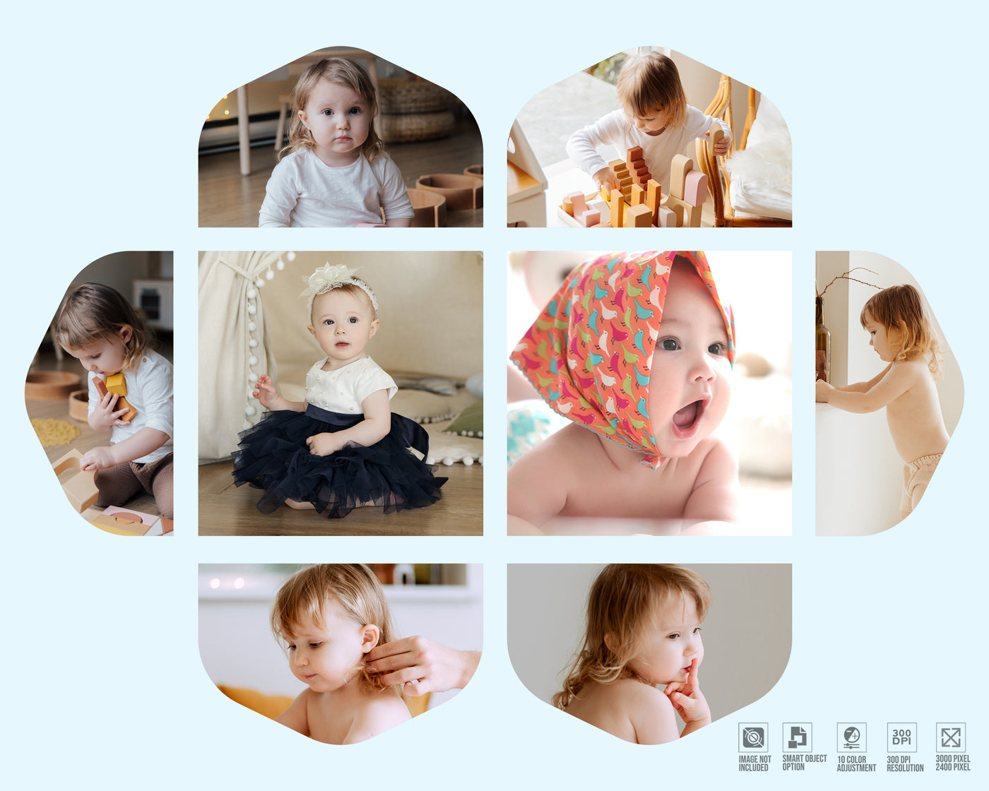 The Photo Collage Frames Bundle - Artixty