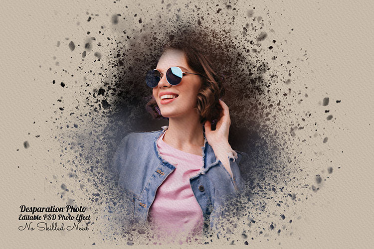 32 Unique Portrait Drawing Photo Effects Bundle - Artixty