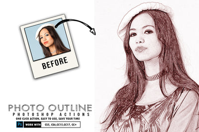 The 30-in-1 Modern Sketch Photoshop Actions Bundle-Add-Ons-Artixty
