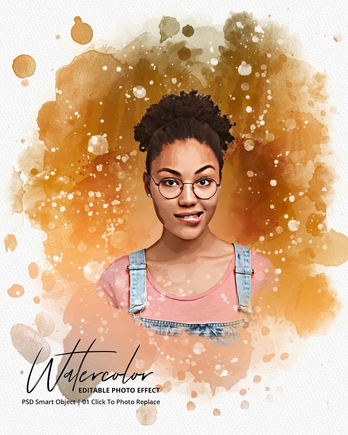 The Portrait Watercolor Photo Effects Bundle - Artixty