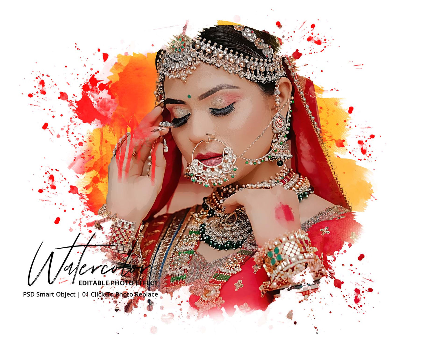 The Massive Watercolor Effect Photo Templates Bundle - Artixty