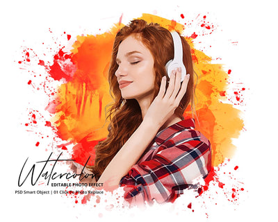 The Massive Watercolor Effect Photo Templates Bundle - Artixty