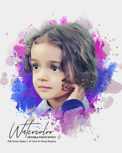 The Massive Watercolor Effect Photo Templates Bundle - Artixty