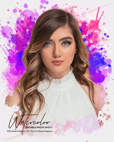 The Massive Watercolor Effect Photo Templates Bundle - Artixty