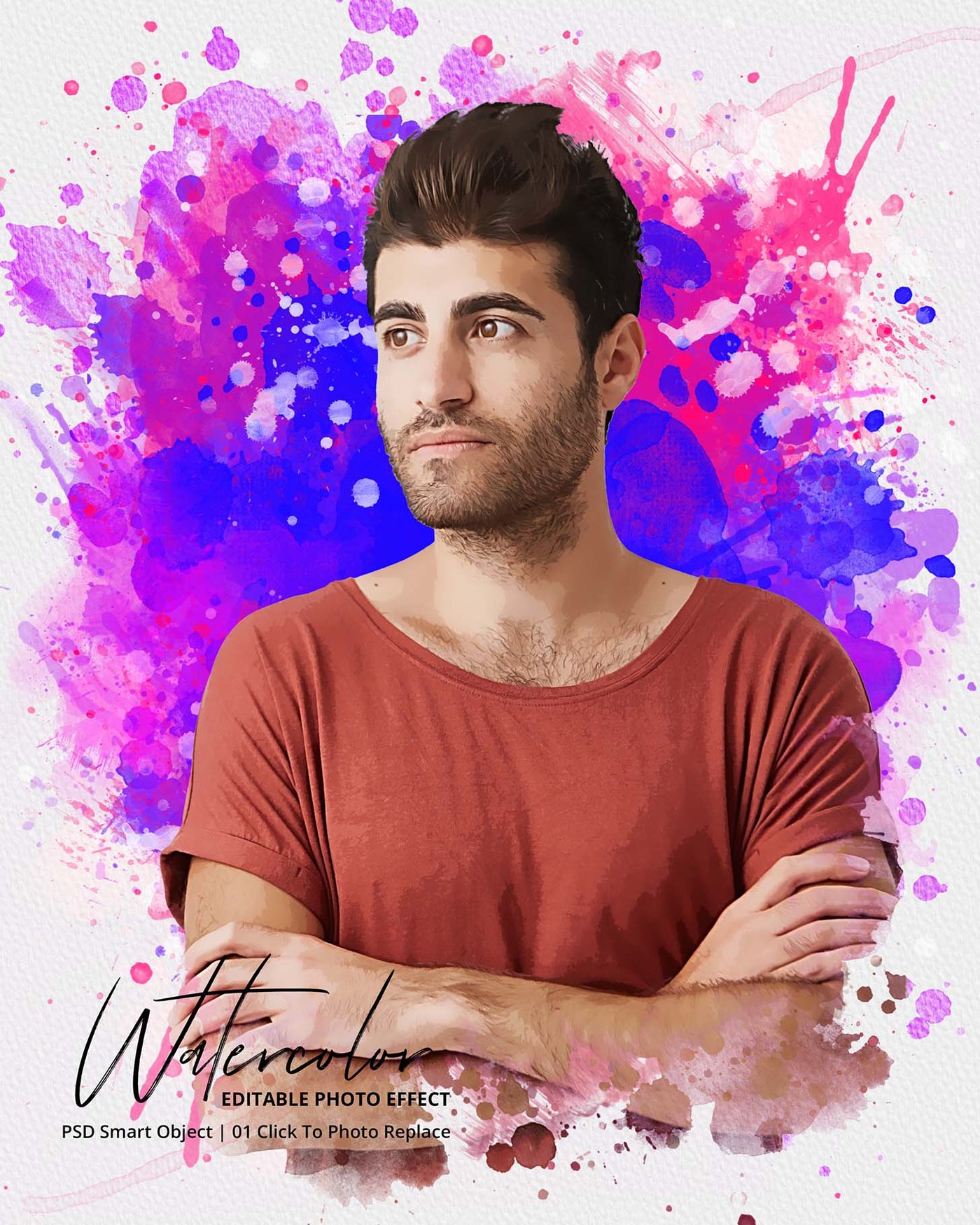 The Massive Watercolor Effect Photo Templates Bundle - Artixty