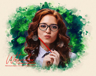 The Massive Watercolor Effect Photo Templates Bundle - Artixty
