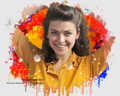 The Massive Watercolor Effect Photo Templates Bundle - Artixty