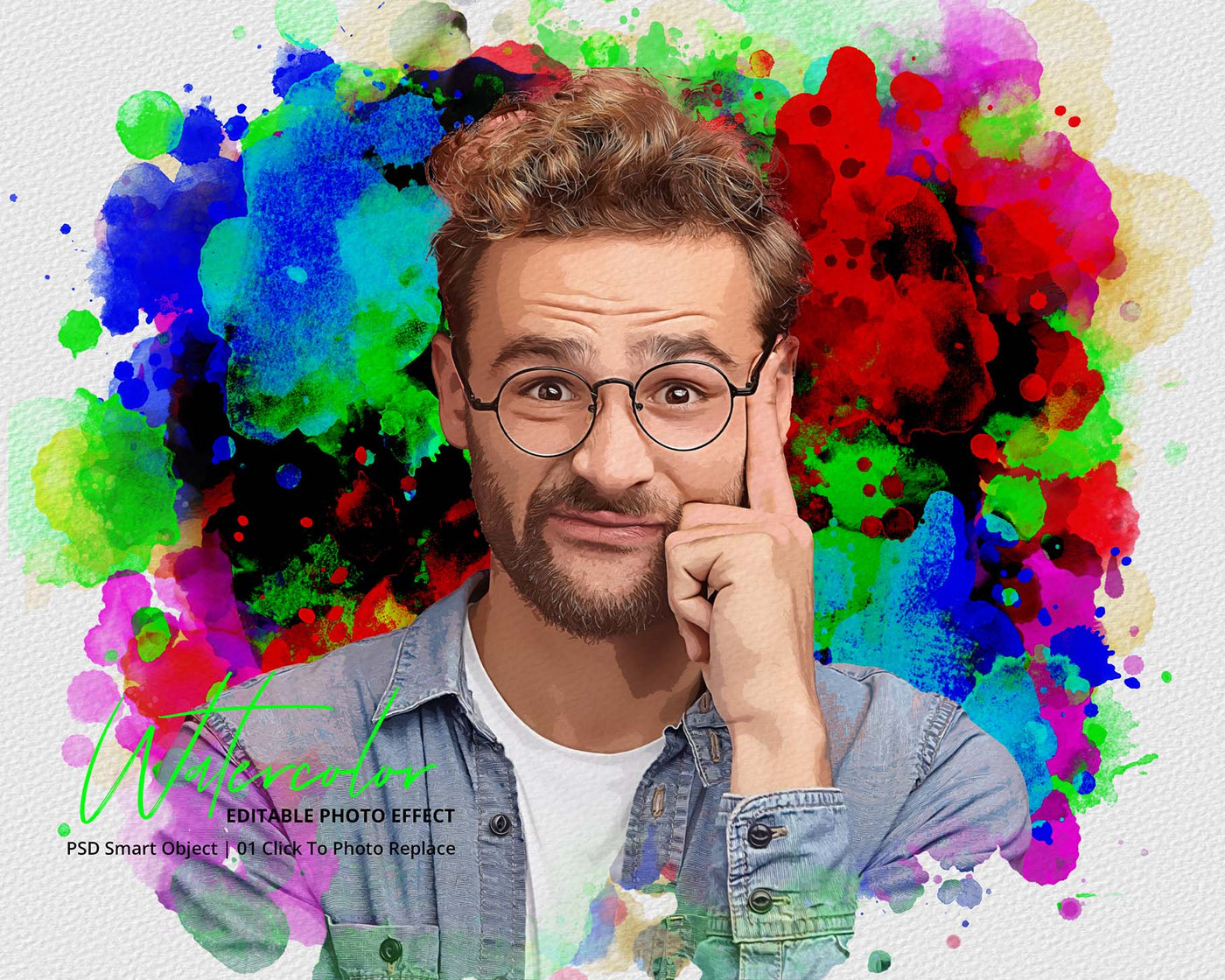 The Massive Watercolor Effect Photo Templates Bundle - Artixty