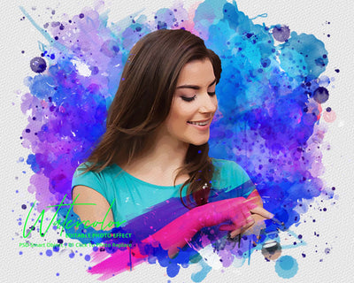 The Massive Watercolor Effect Photo Templates Bundle - Artixty