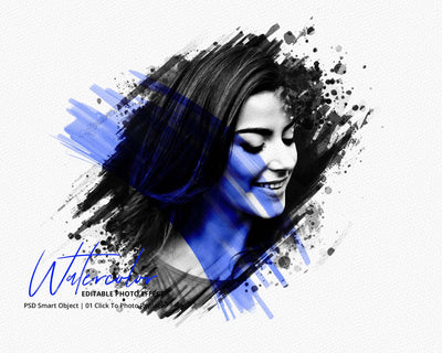 The Massive Watercolor Effect Photo Templates Bundle - Artixty