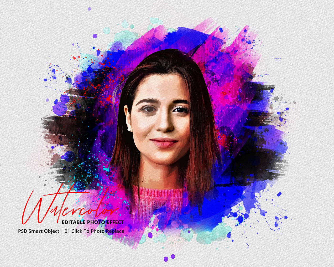 The Massive Watercolor Effect Photo Templates Bundle - Artixty