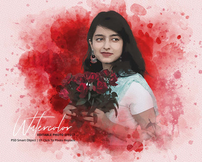 The Massive Watercolor Effect Photo Templates Bundle - Artixty