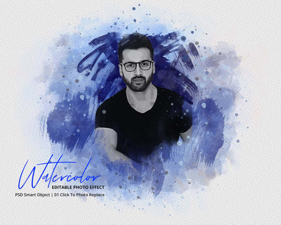 The Massive Watercolor Effect Photo Templates Bundle - Artixty