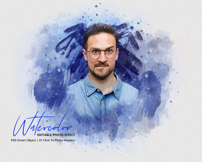 The Massive Watercolor Effect Photo Templates Bundle - Artixty