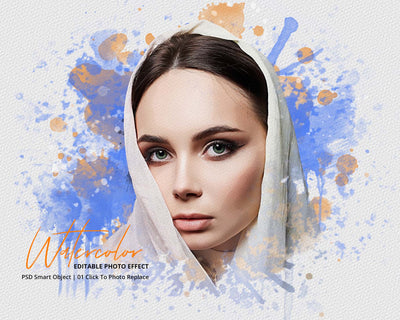 The Massive Watercolor Effect Photo Templates Bundle - Artixty