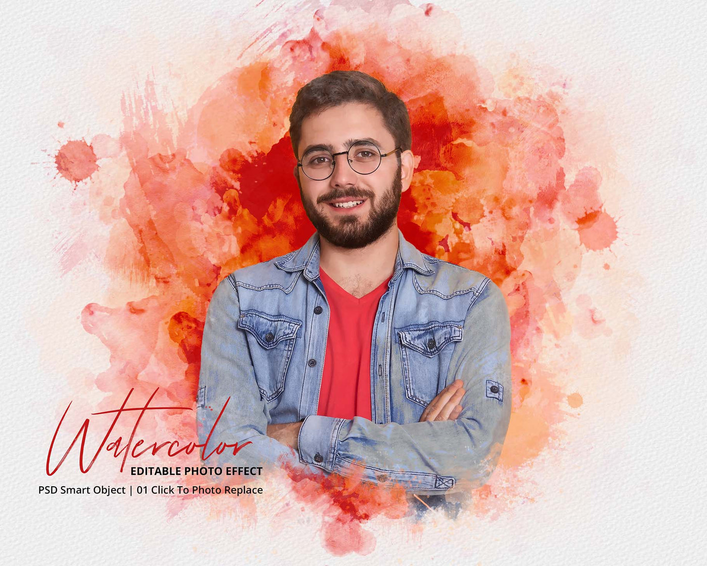 The Portrait Watercolor Photo Effects Bundle - Artixty