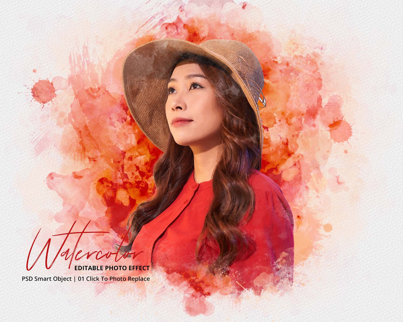 The Portrait Watercolor Photo Effects Bundle - Artixty