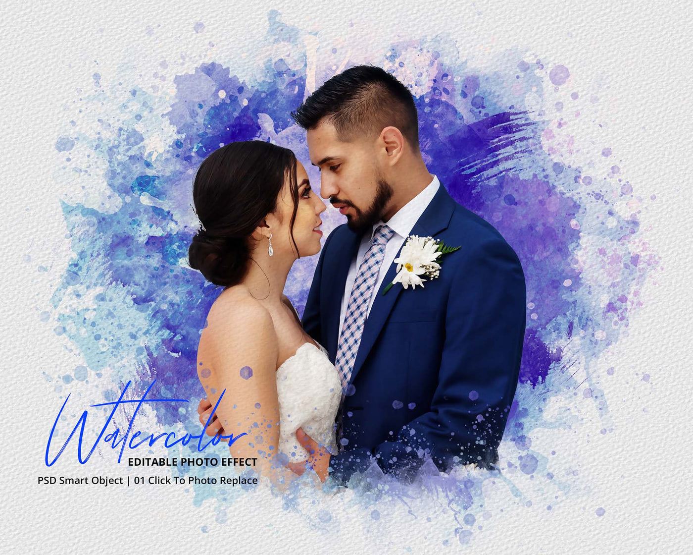 The Portrait Watercolor Photo Effects Bundle - Artixty