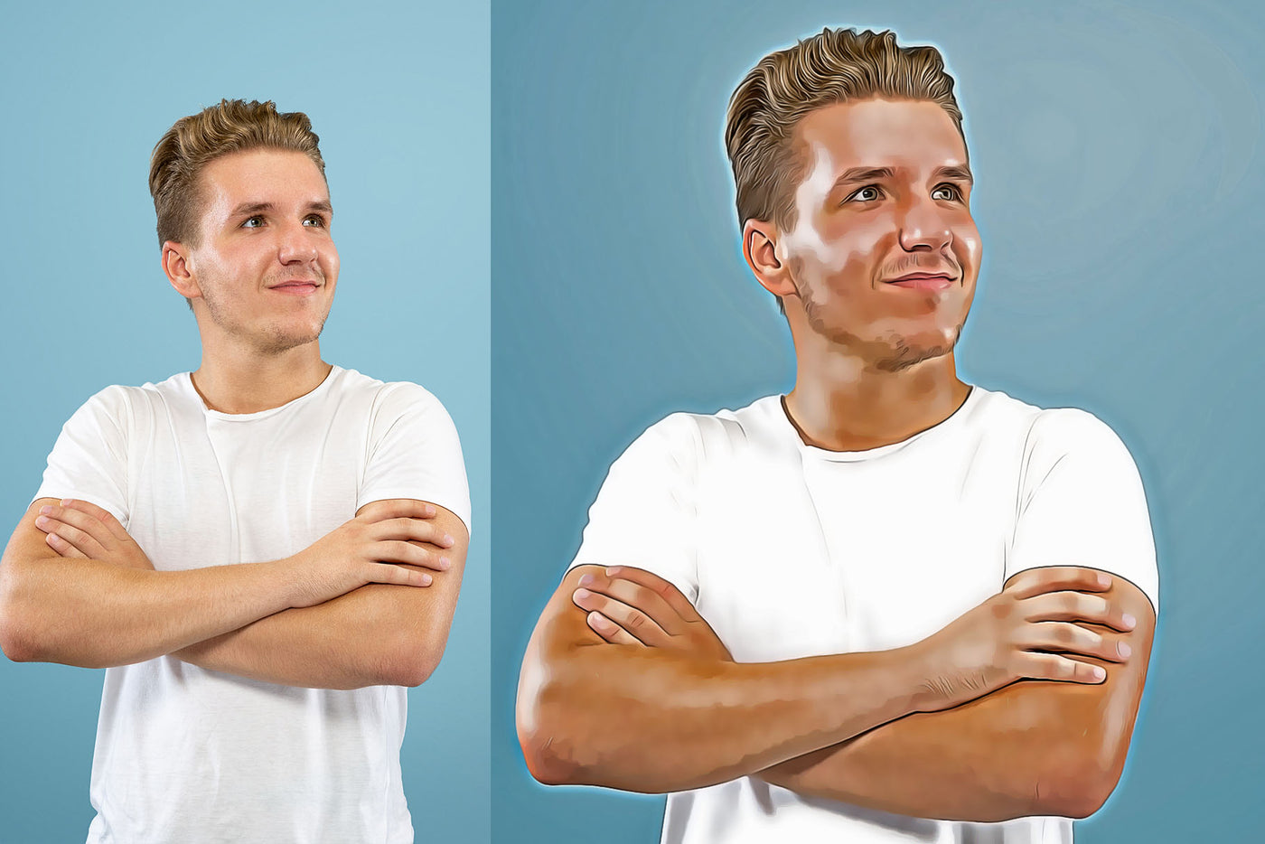 Digital Oil Painting Photoshop Actions Bundle