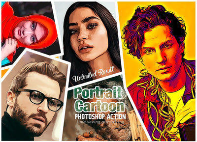 The Dynamic Photoshop Actions Bundle - 40 Exclusive Sets-Add-Ons-Artixty