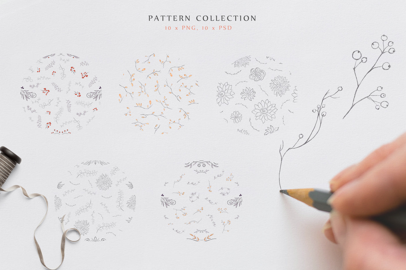 Soft Autumn Watercolor Design Bundle - Artixty