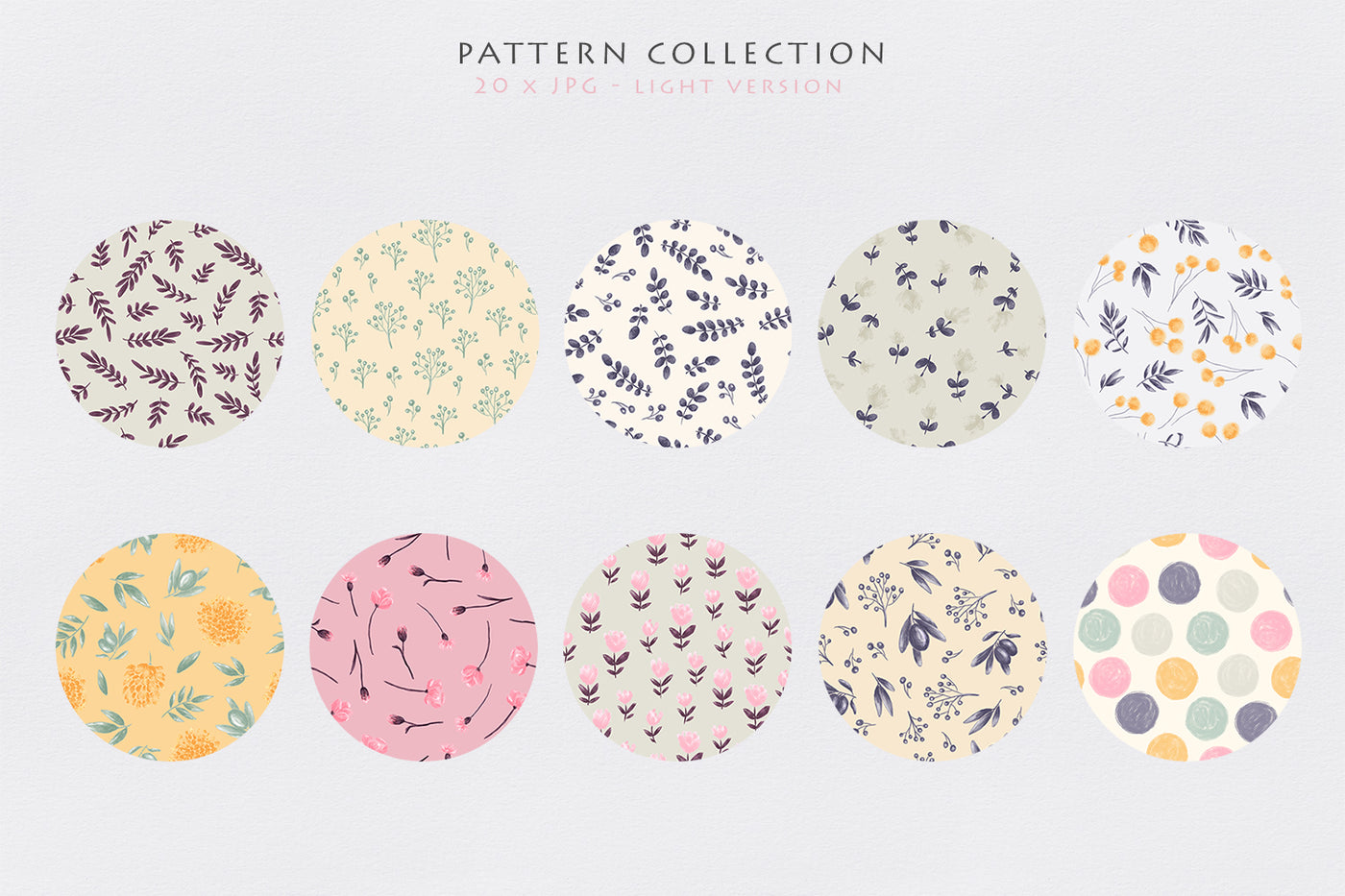 Soft Autumn Watercolor Design Bundle - Artixty