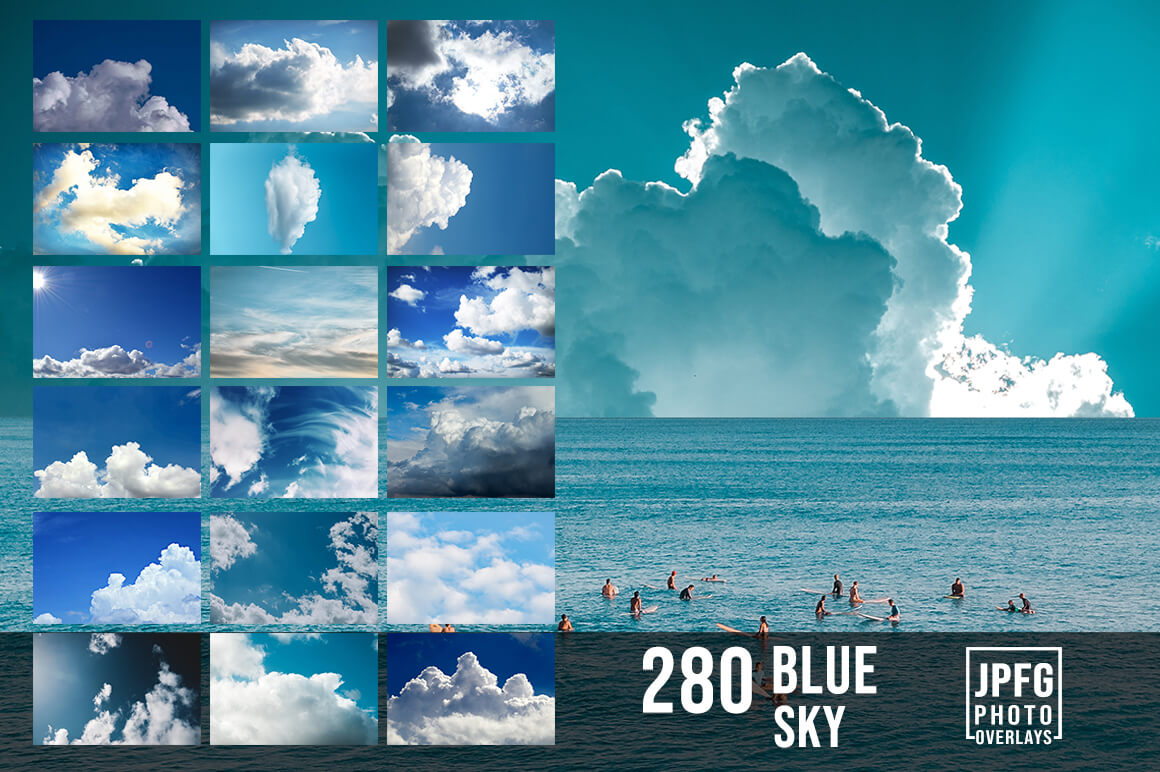 The Enormous 3,434 Sky Overlays Bundle-Graphics-Artixty