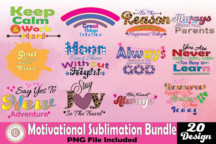 647+ Mixed Essential Sublimation Bundle