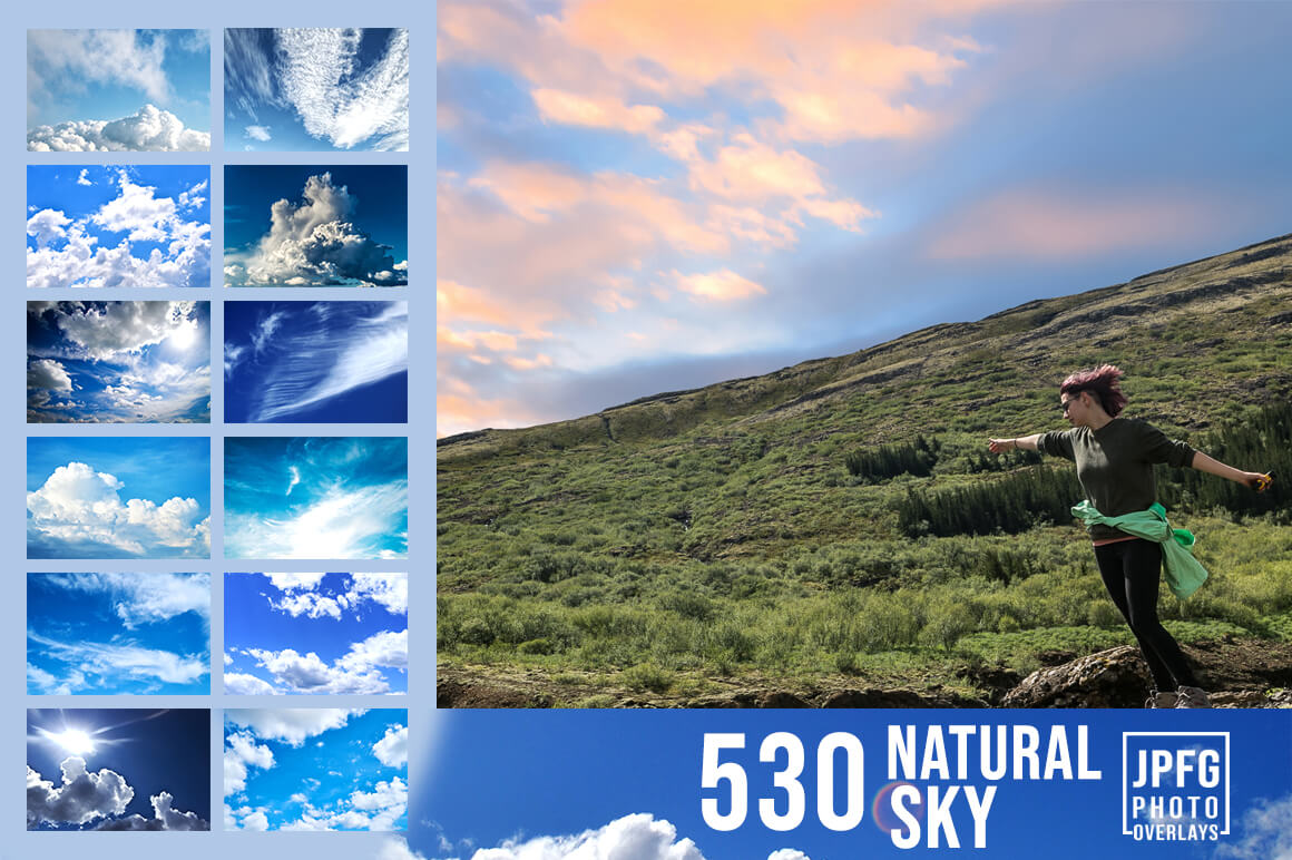The Enormous 3,434 Sky Overlays Bundle-Graphics-Artixty