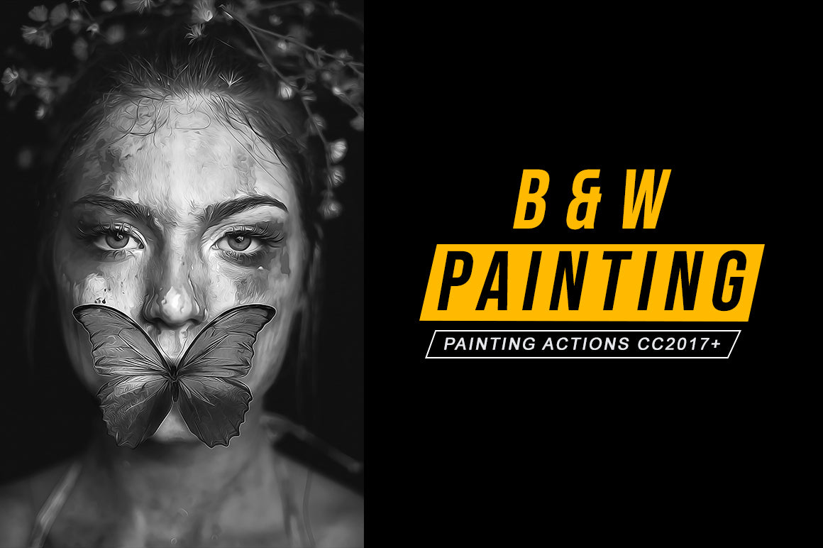 50 Mega Oil Paint Photoshop Actions Bundle - Artixty