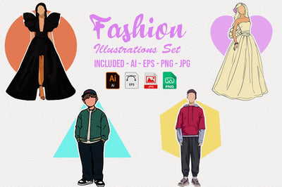 1040+ Amazing Watercolor Illustrations Bundle - Artixty