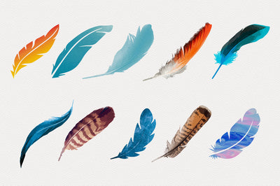 1040+ Amazing Watercolor Illustrations Bundle - Artixty