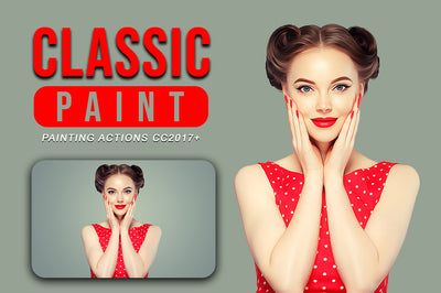 50 Mega Oil Paint Photoshop Actions Bundle - Artixty