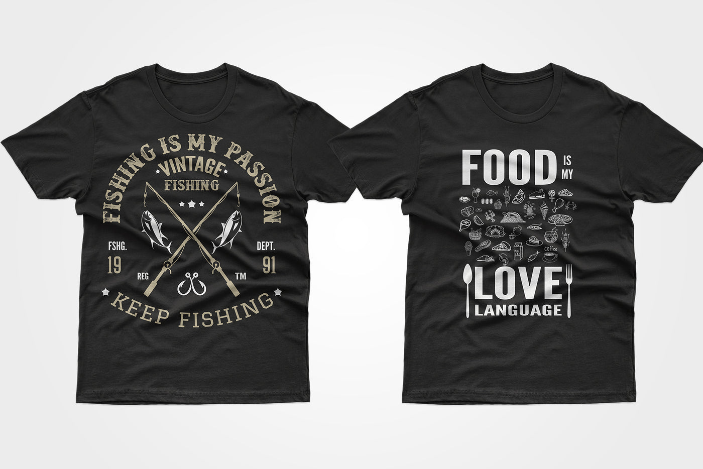 200+ Classy T-Shirt Designs Bundle-Templates-Artixty