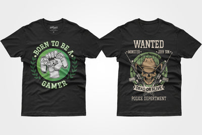 200+ Classy T-Shirt Designs Bundle-Templates-Artixty