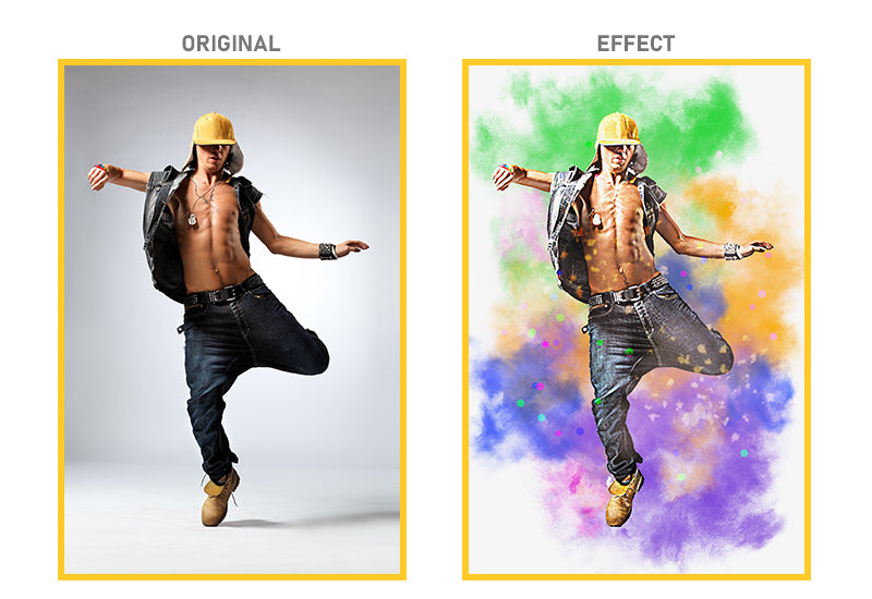 15-In-1 Explosion Photo Templates Bundle - Artixty