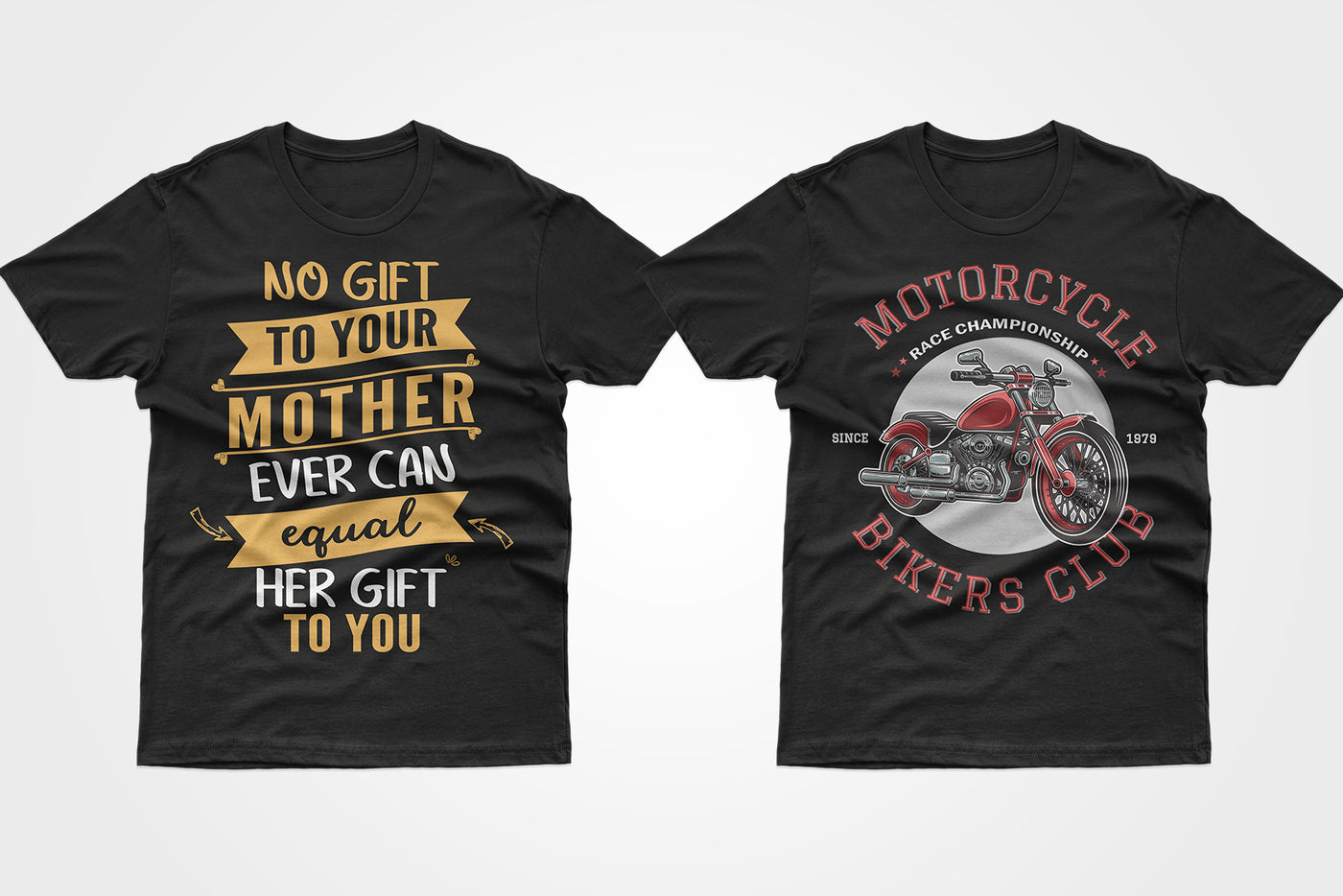 200+ Classy T-Shirt Designs Bundle-Templates-Artixty