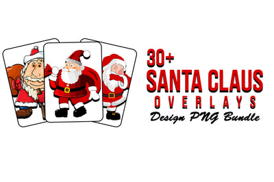 The Majestic Christmas Overlays Bundle - Artixty