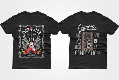 200+ Classy T-Shirt Designs Bundle-Templates-Artixty