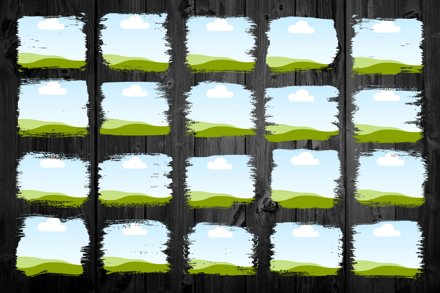 1450 Canva Frames Mega Bundle - Artixty