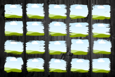 1450 Canva Frames Mega Bundle - Artixty