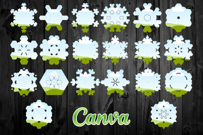 1450 Canva Frames Mega Bundle - Artixty