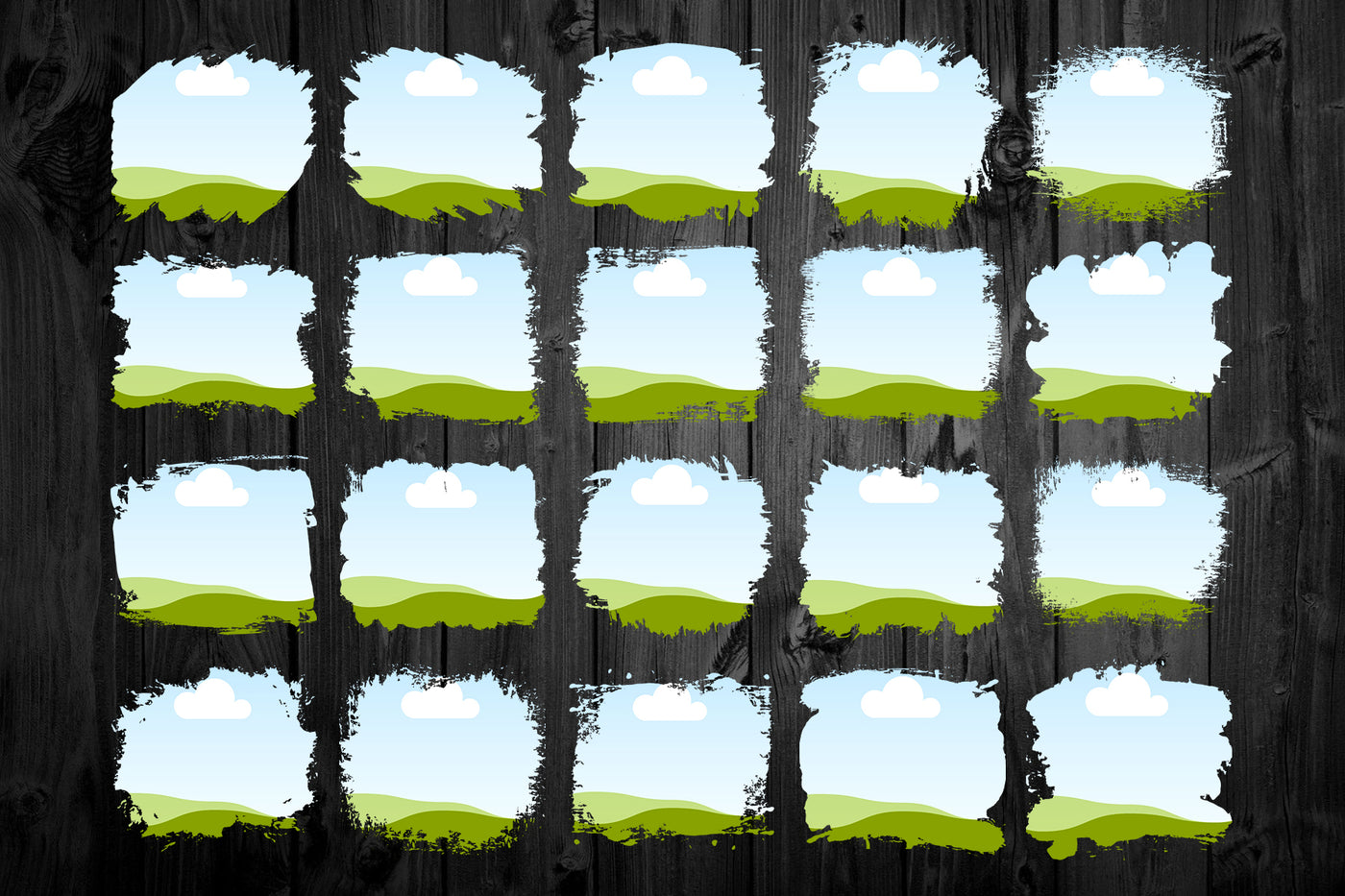 1450 Canva Frames Mega Bundle - Artixty