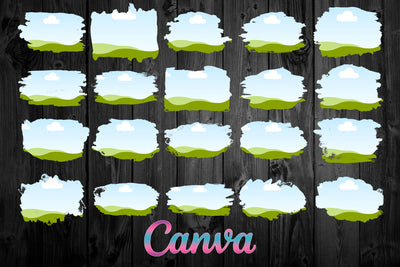 1450 Canva Frames Mega Bundle - Artixty