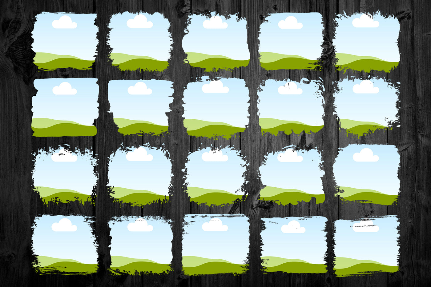 1450 Canva Frames Mega Bundle - Artixty