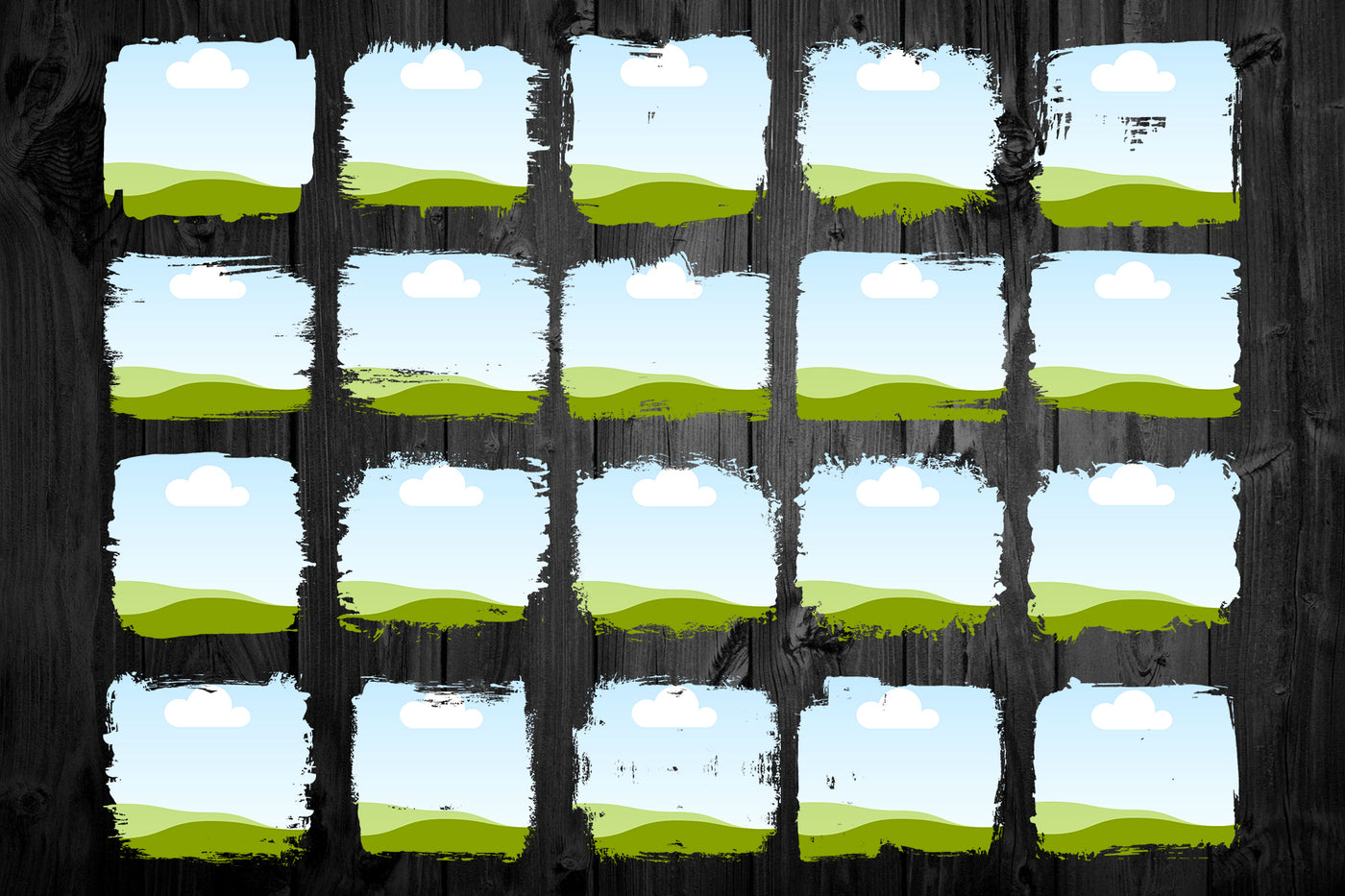 1450 Canva Frames Mega Bundle - Artixty