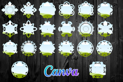 1450 Canva Frames Mega Bundle - Artixty