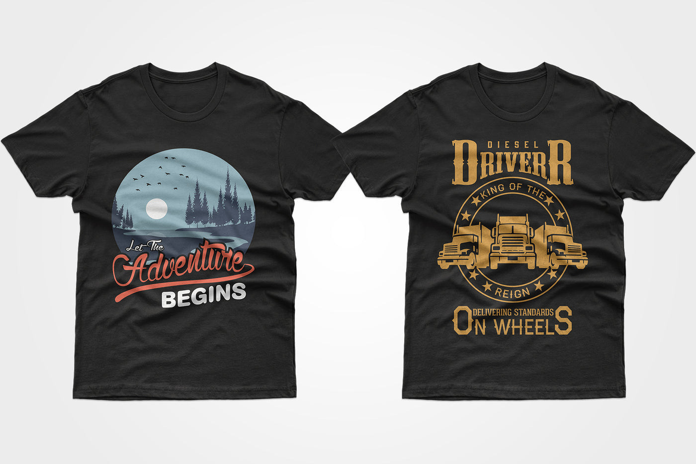 200+ Classy T-Shirt Designs Bundle-Templates-Artixty